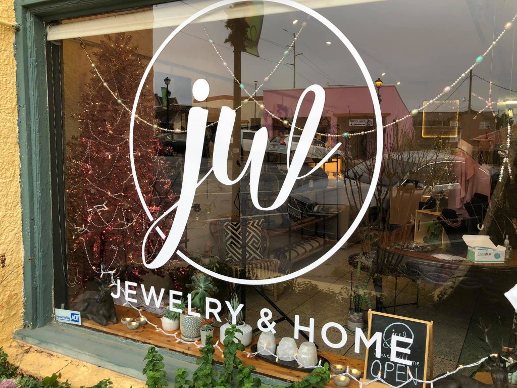 Interior photo of JW Jewelry and Home
